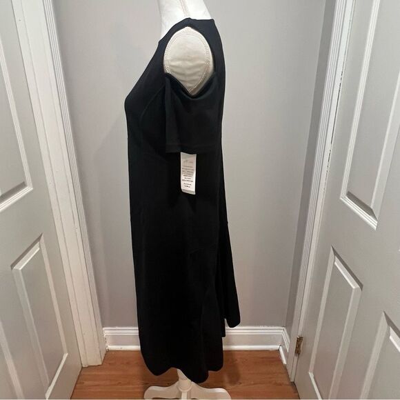 NWT Nue by Shani black cold shoulder mini dress womens size 10 - Picture 4 of 10